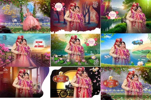 thumbnail Download PSD Wedding Templates for Designers & Event Planners 6x4